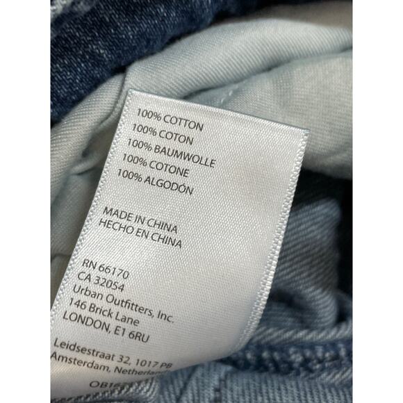 Urban Outfitters BDG Women's Blue High Rise Maxi Straight Pencil Denim Skirt M - Picture 6 of 6